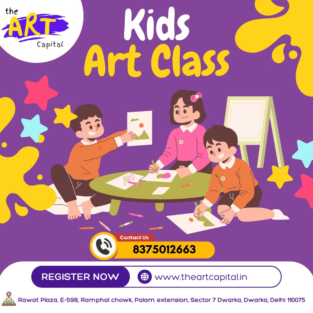 Art & craft classes for Kids in Dwarka Sector 7 Delhi.